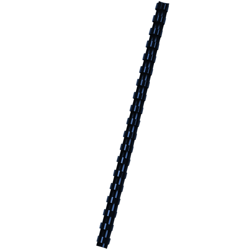 Navy 100 Pack of Round Back 1/2" Plastic Combs for 90 Sheets