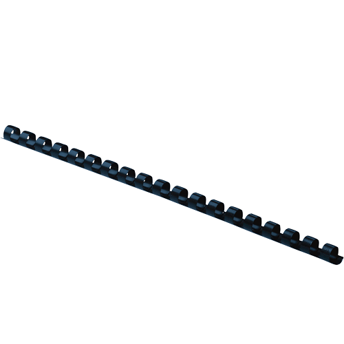 Navy Round Back Plastic Combs - 1/4" 20 sheets, Pack of 100