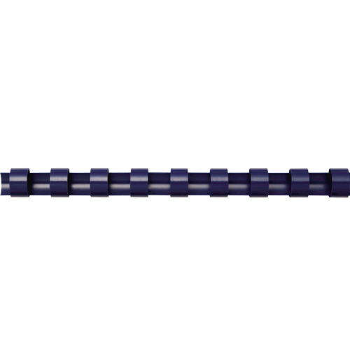Navy 100-Pack of Round Back Plastic Combs - 5/16" 40 Sheets