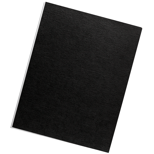 Expressions™ Linen Presentation Covers - Letter Size, Black Color, 200 Pack