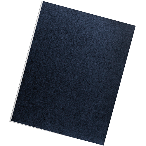 Expressions™ Linen Presentation Covers - Letter Size, Navy Blue, Pack of 200