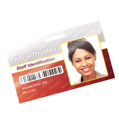 Glossy Pouches - ID Tag Perforated, 5 mil, 100 pack