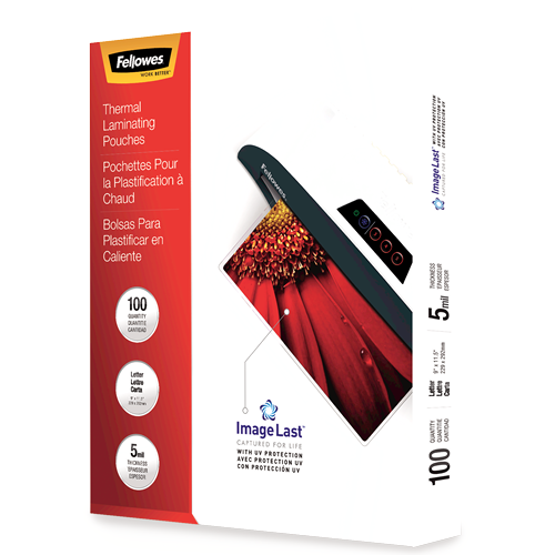 Premium Thermal Laminating Pouches - ImageLast™, Hassle-Free, Letter Size, 5 mil Thickness, Pack of 100