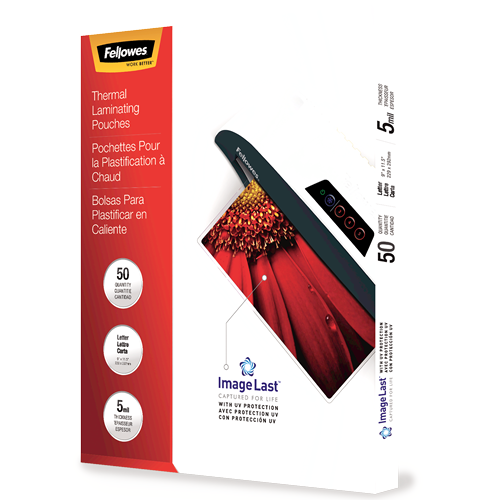 Premium Thermal Laminating Pouches - ImageLast™, Hassle-Free, Letter Size, 5 mil, Pack of 50
