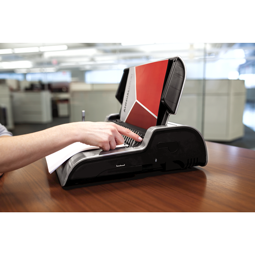 Quasar™ E 500 Electric Comb Binding Machine with Bonus Starter Kit