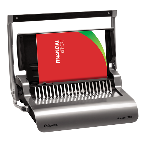Quasar™+ 500 Comb Binding Machine with Essential Kit